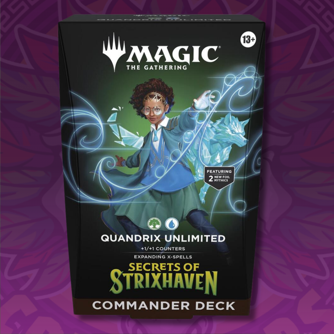 MTG Secrets of Strixhaven Commander Deck Quandrix Unlimited (SOS)