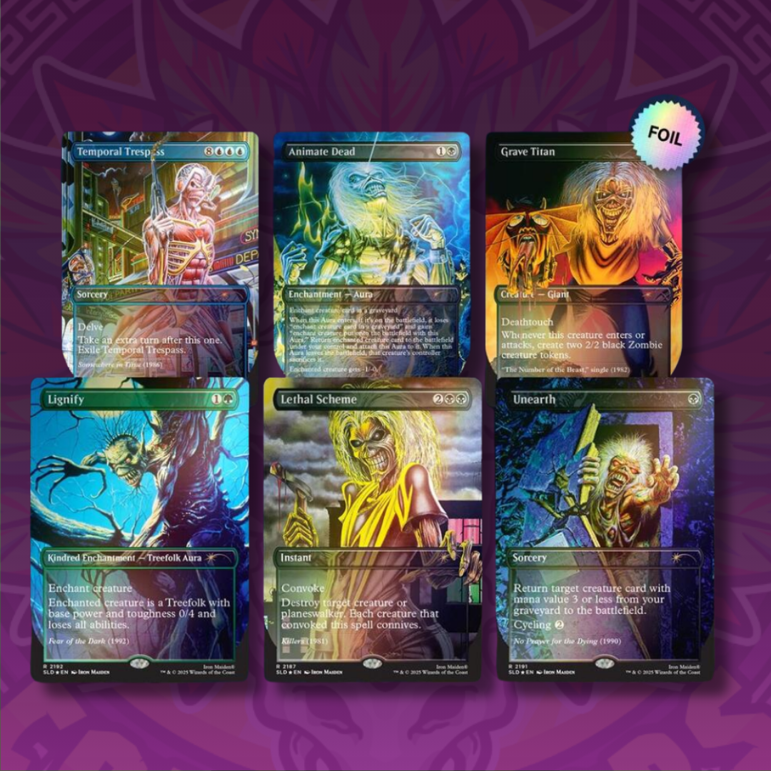 MTG Secret Lair x Iron Maiden Album Art Rainbow Foil Edition Sealed (SLD)