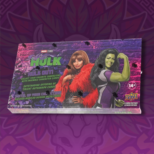 Marvel Studios She-Hulk Trading Cards Hobby Box (Upper Deck 2024)