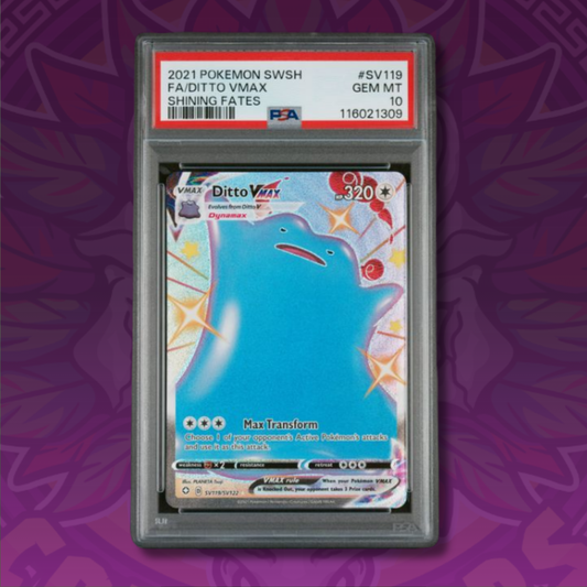 PSA 10 2021 DITTO VMAX #SV119 SHINING FATES