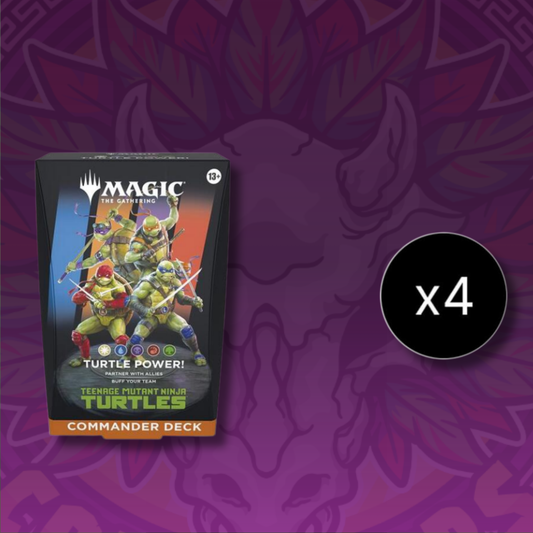 Teenage Mutant Ninja Turtles Commander Deck - Turtle Power! Case (TMC)