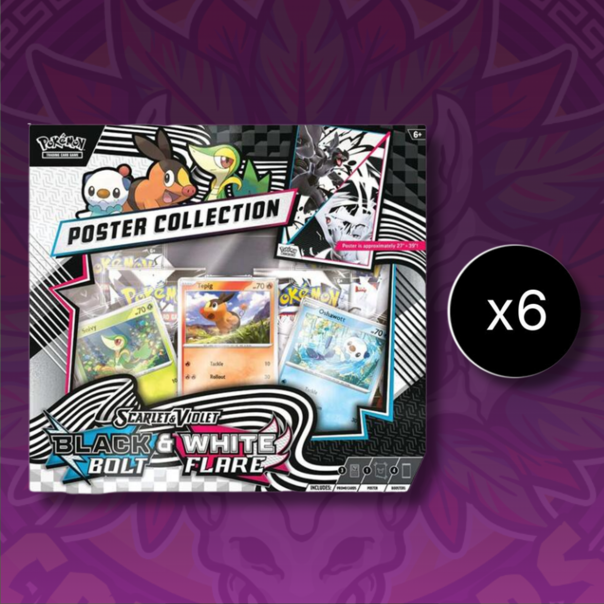 Unova Poster Collection Case (BLK)