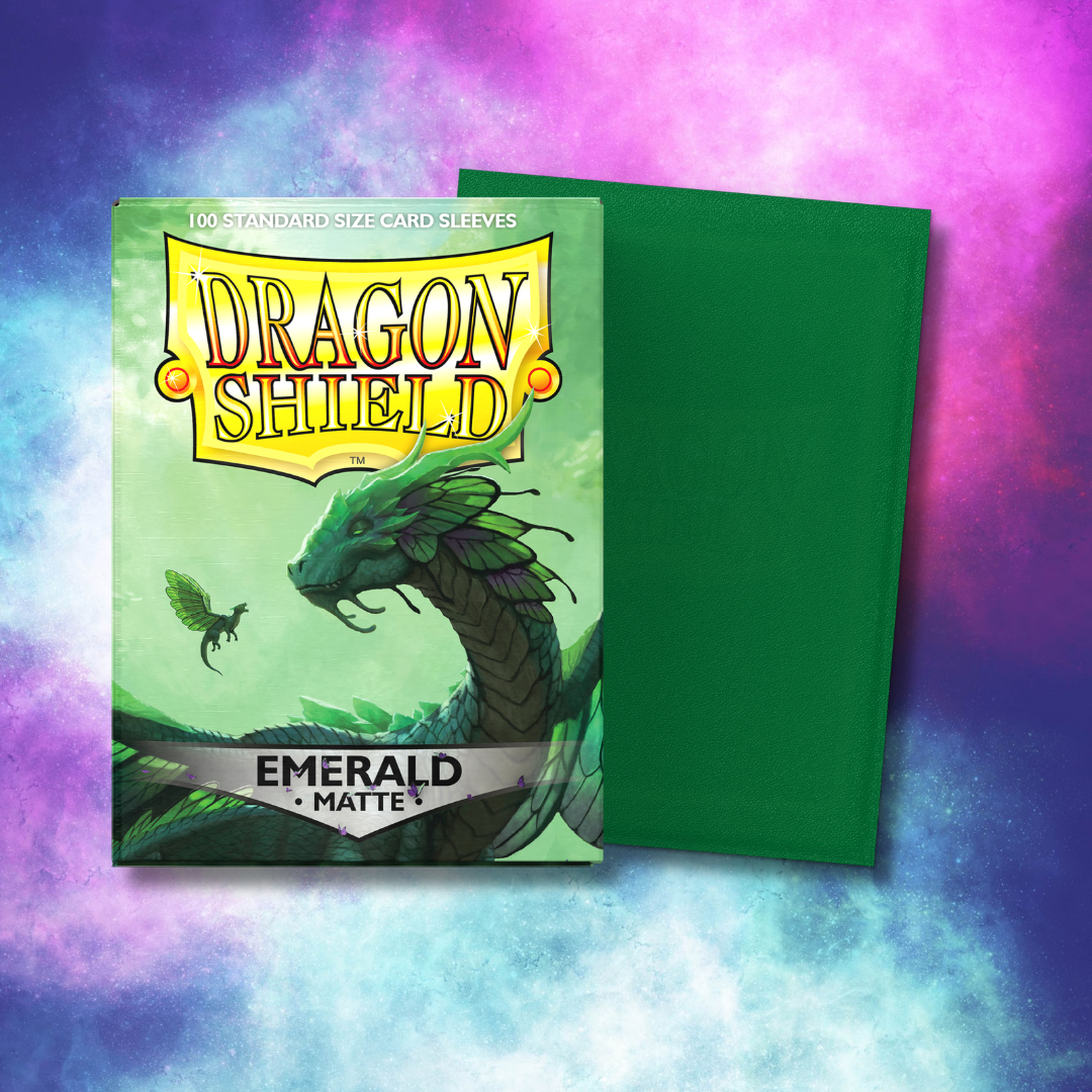 Dragon Shield Sleeves: Standard Matte - Emerald 100CT