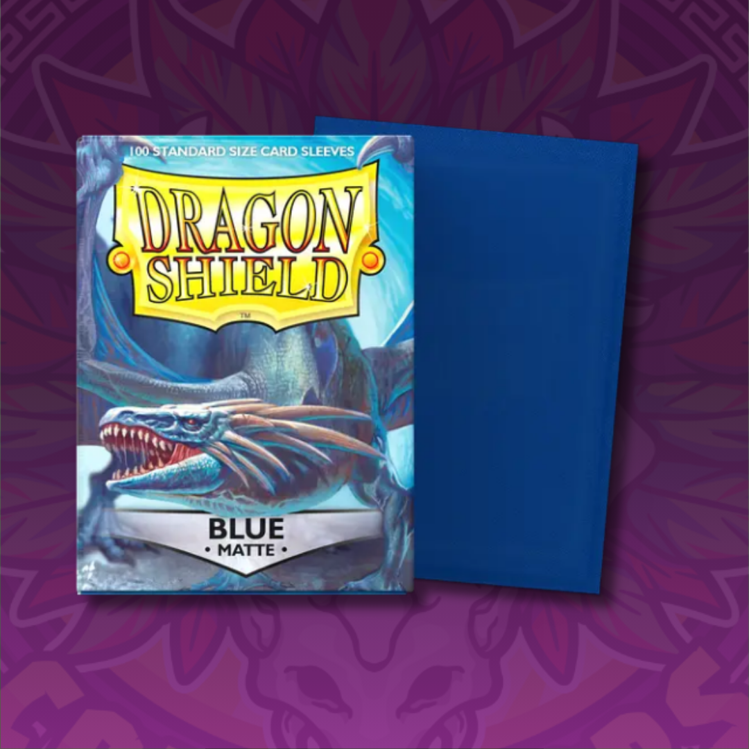 Dragon Shield Sleeves: Standard Matte - Blue 100CT