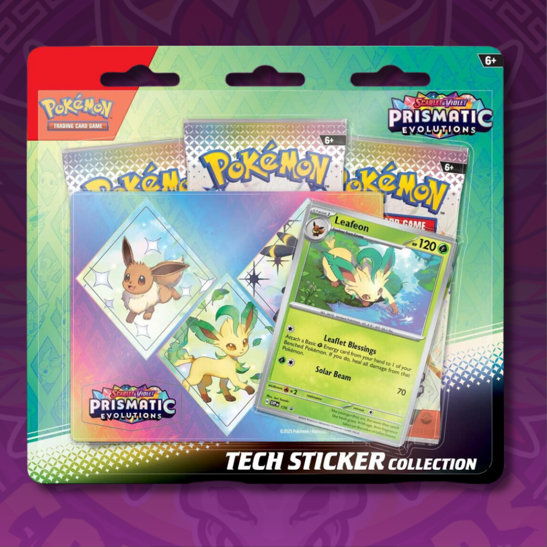 Prismatic Evolutions Tech Sticker Collection [Set of 3]