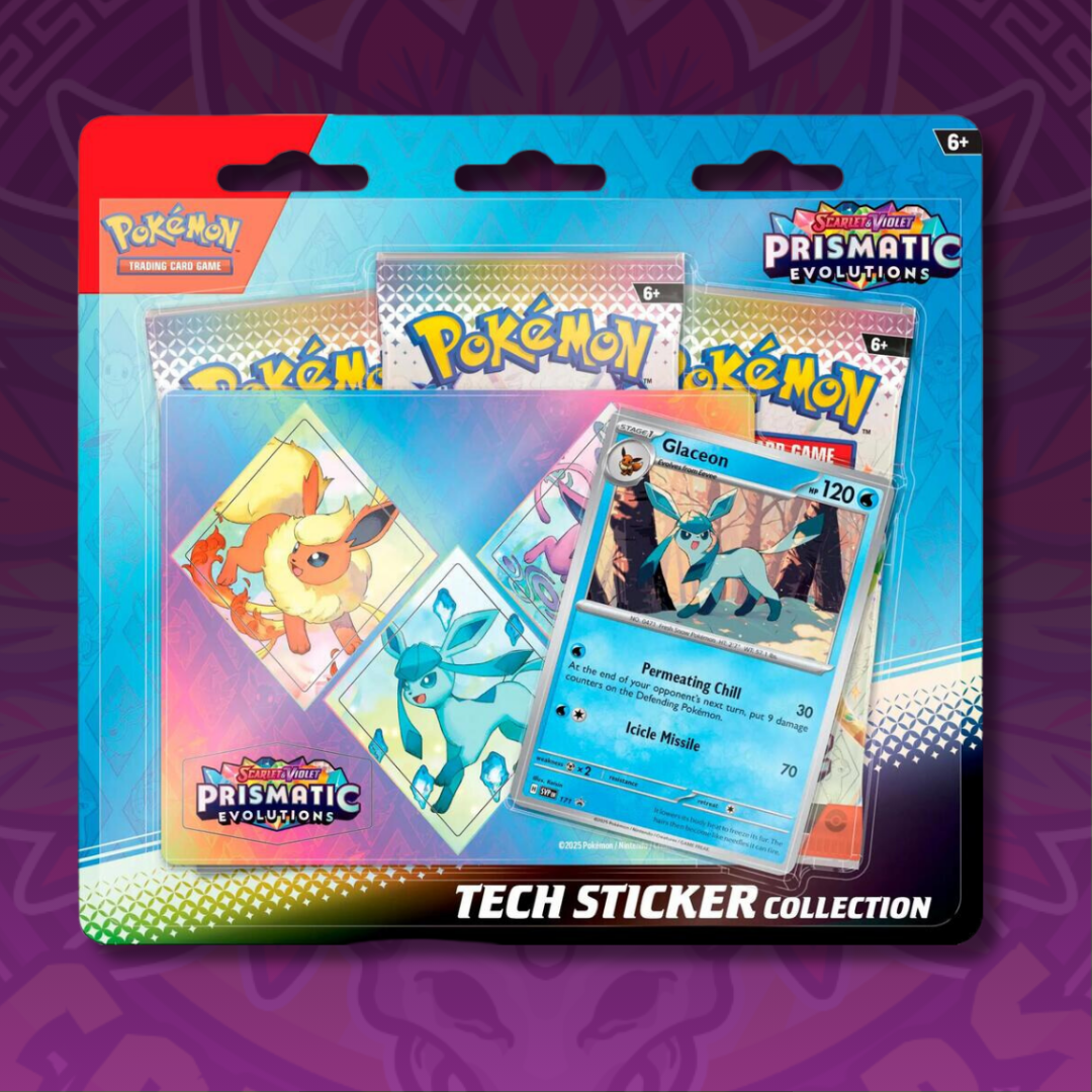 Prismatic Evolutions Tech Sticker Collection [Set of 3]