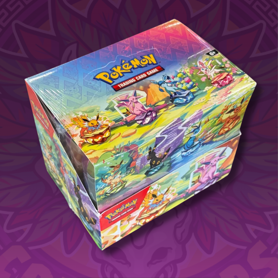 Prismatic Evolutions Mini Tin SEALED Display - SV:(PRE)