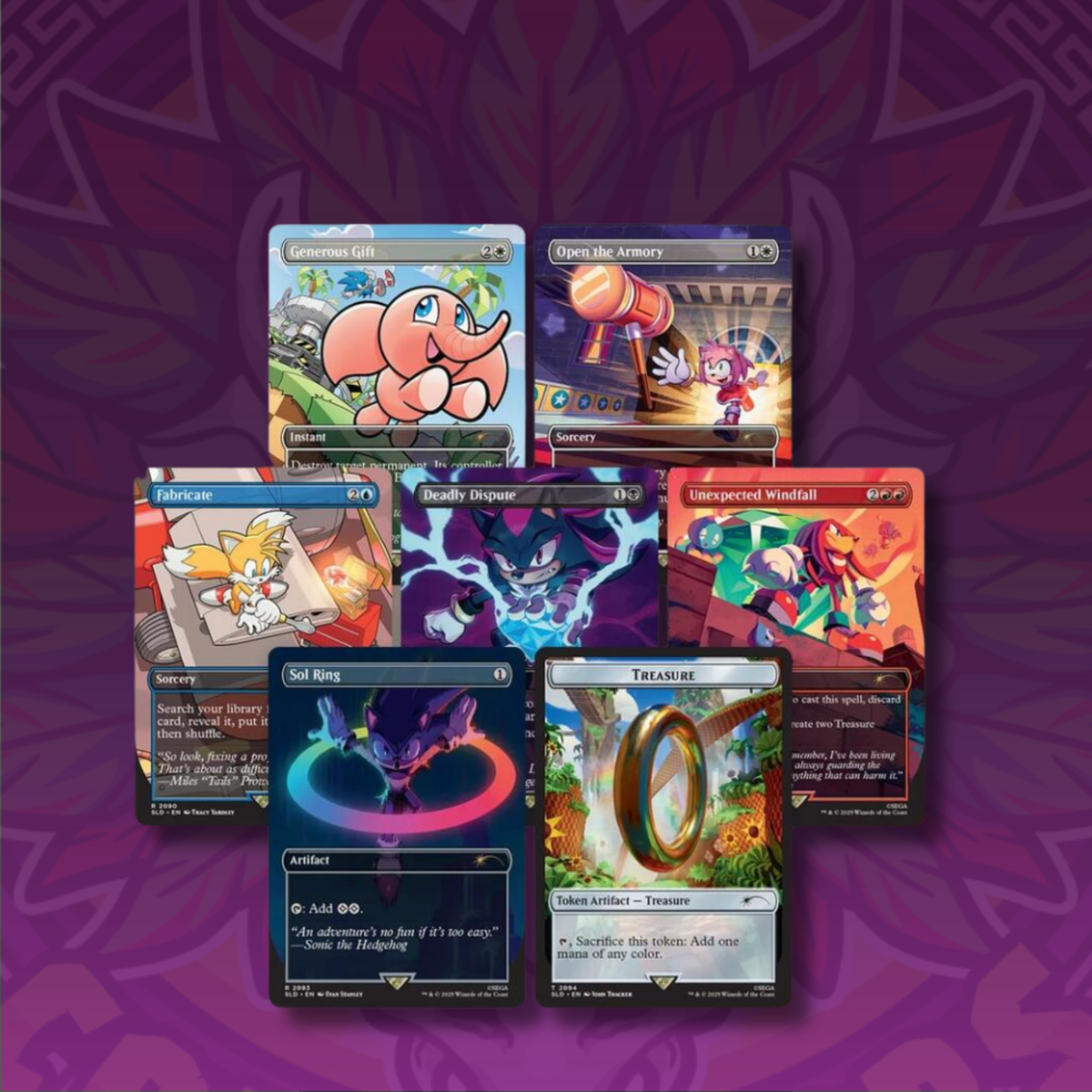 Secret Lair x Sonic the Hedgehog Superdrop: Chasing Adventure (Non-Foil) (SLD)