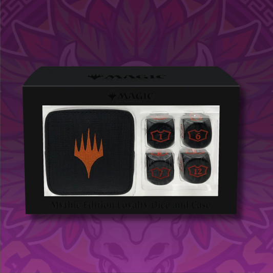 Ultra PRO MTG Mythic Edition Loyalty Dice 4ct with Leatherette Case