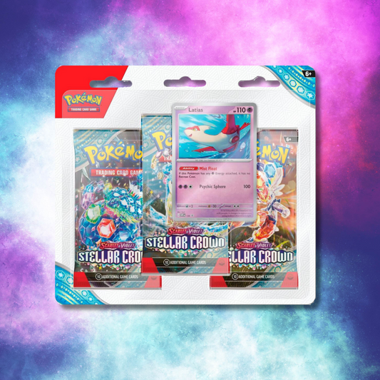 Stellar Crown 3 Pack Blisters Latias (SV07)