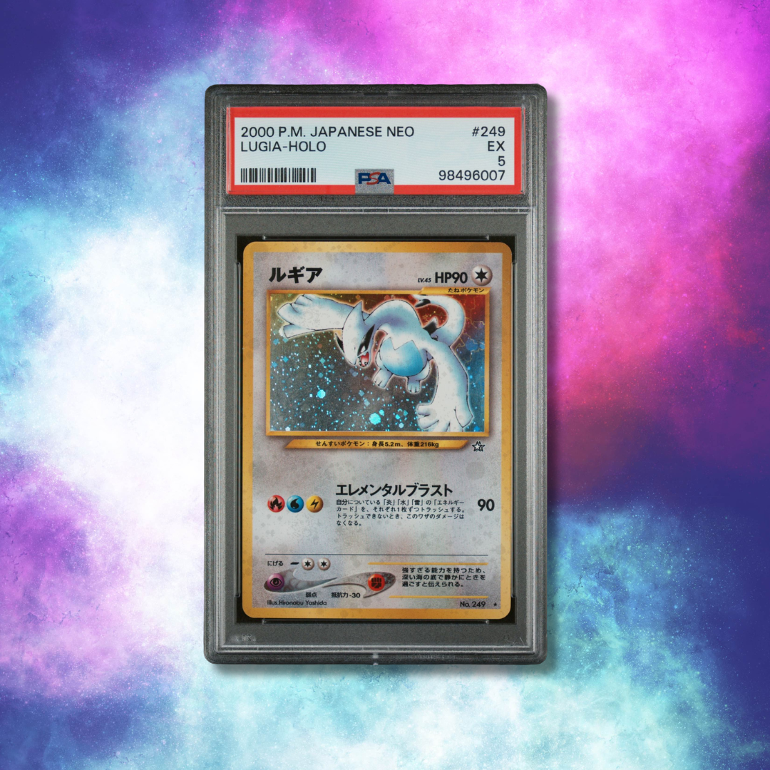 PSA 5 2000 POKEMON JAPONÉS NEO 249 LUGIA-HOLO