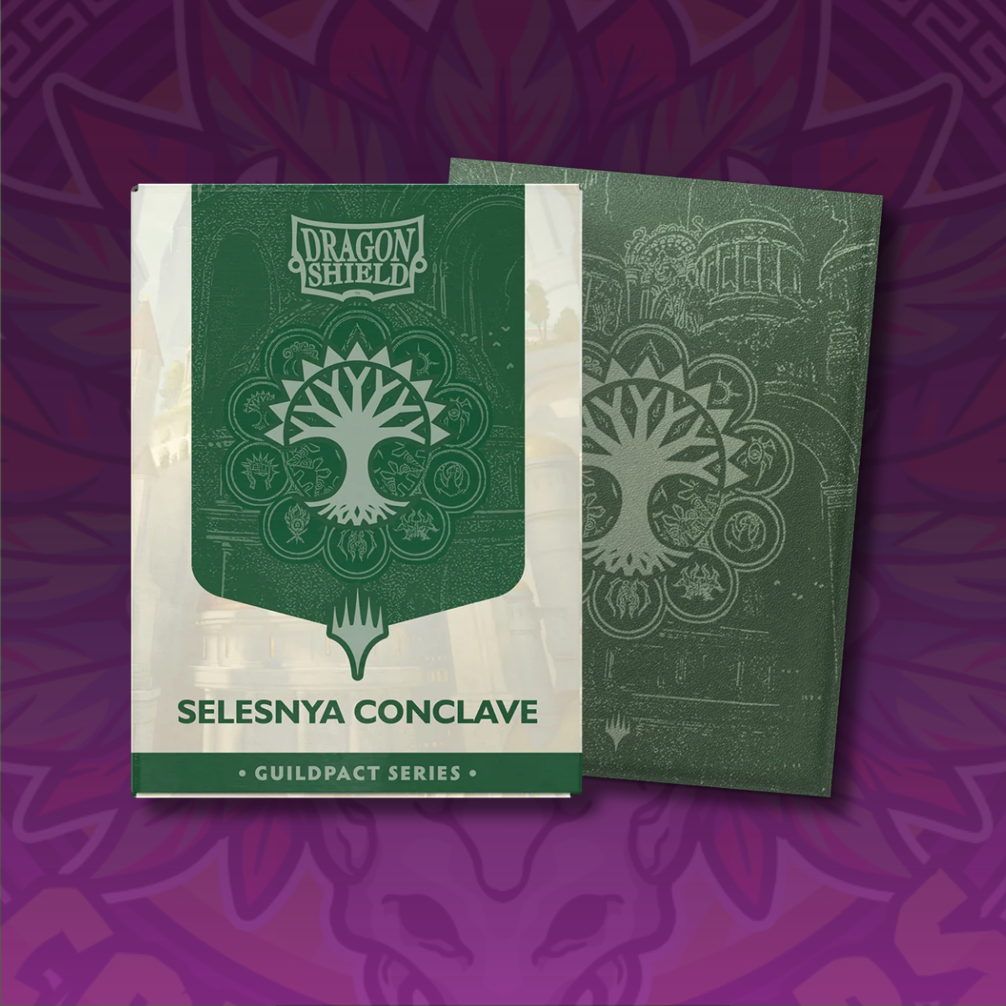 Dragon Shield Guildpact Series Matte Dual Art Sleeves – 100ct | MTG