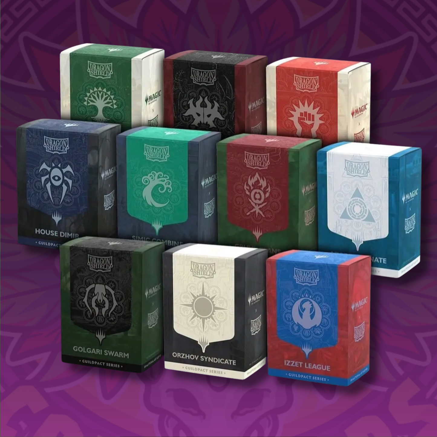 Dragon Shield Guildpact Series Matte Dual Art Sleeves – 100ct | MTG