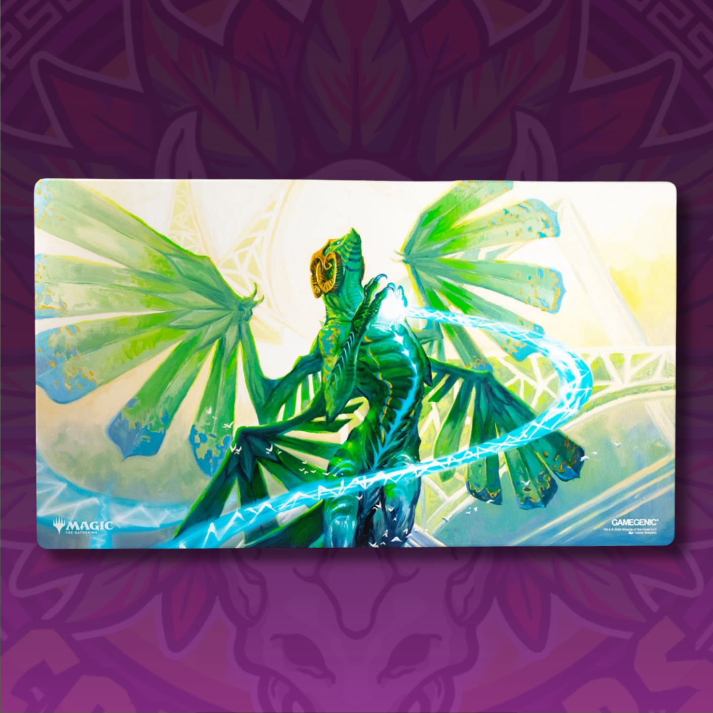 Gamegenic Magic: The Gathering Secrets of Strixhaven Shiny Playmat – Quandrix: The Arithmancers