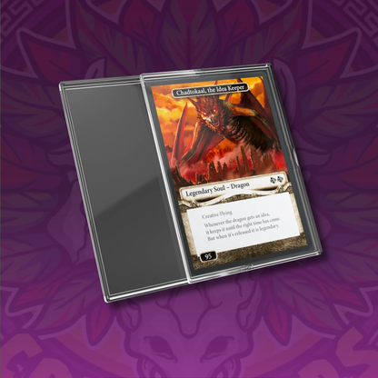 Gamegenic Slide Card Cases Clear 12ct – Standard Size TCG Card Holders