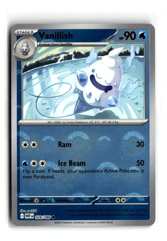 Vanillish (Poke Ball Pattern) | Near Mint / English / Holofoil