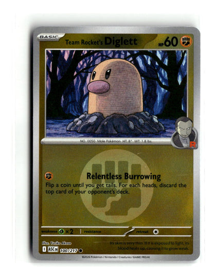 Team Rocket's Diglett (Energy Symbol Pattern)