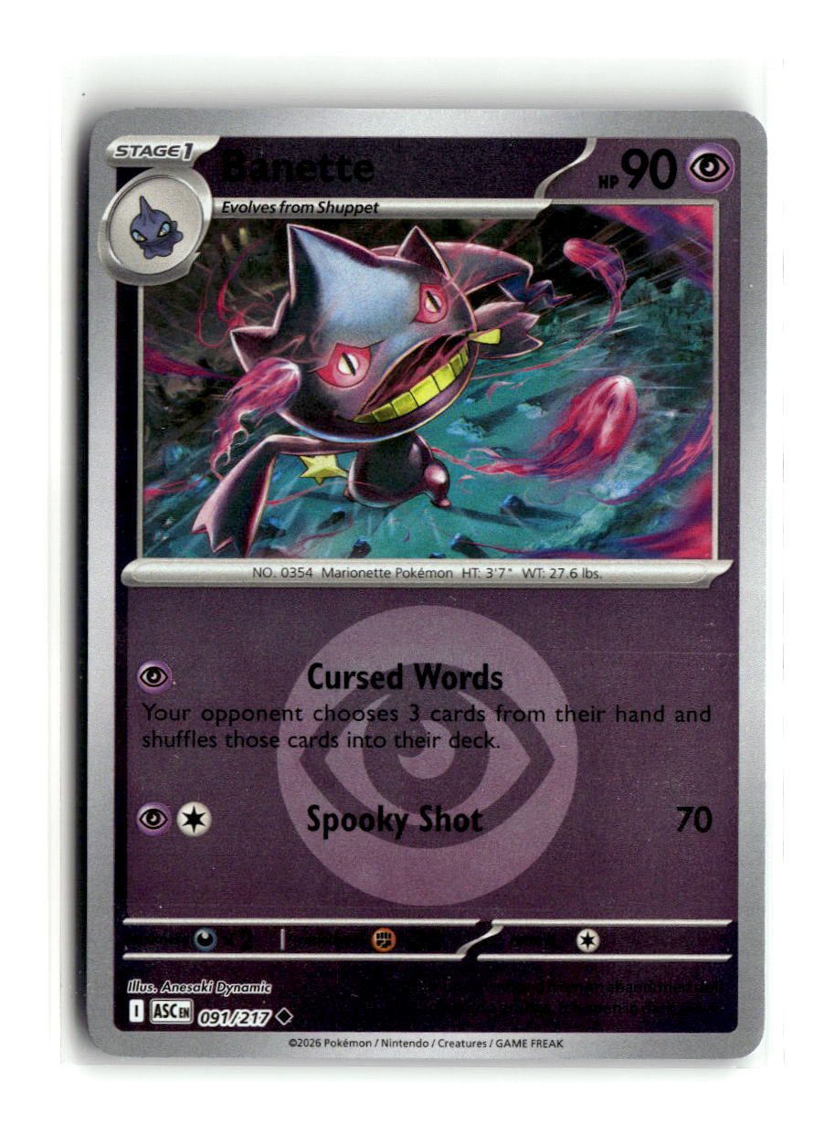 Banette - 091/217 (Energy Symbol Pattern)