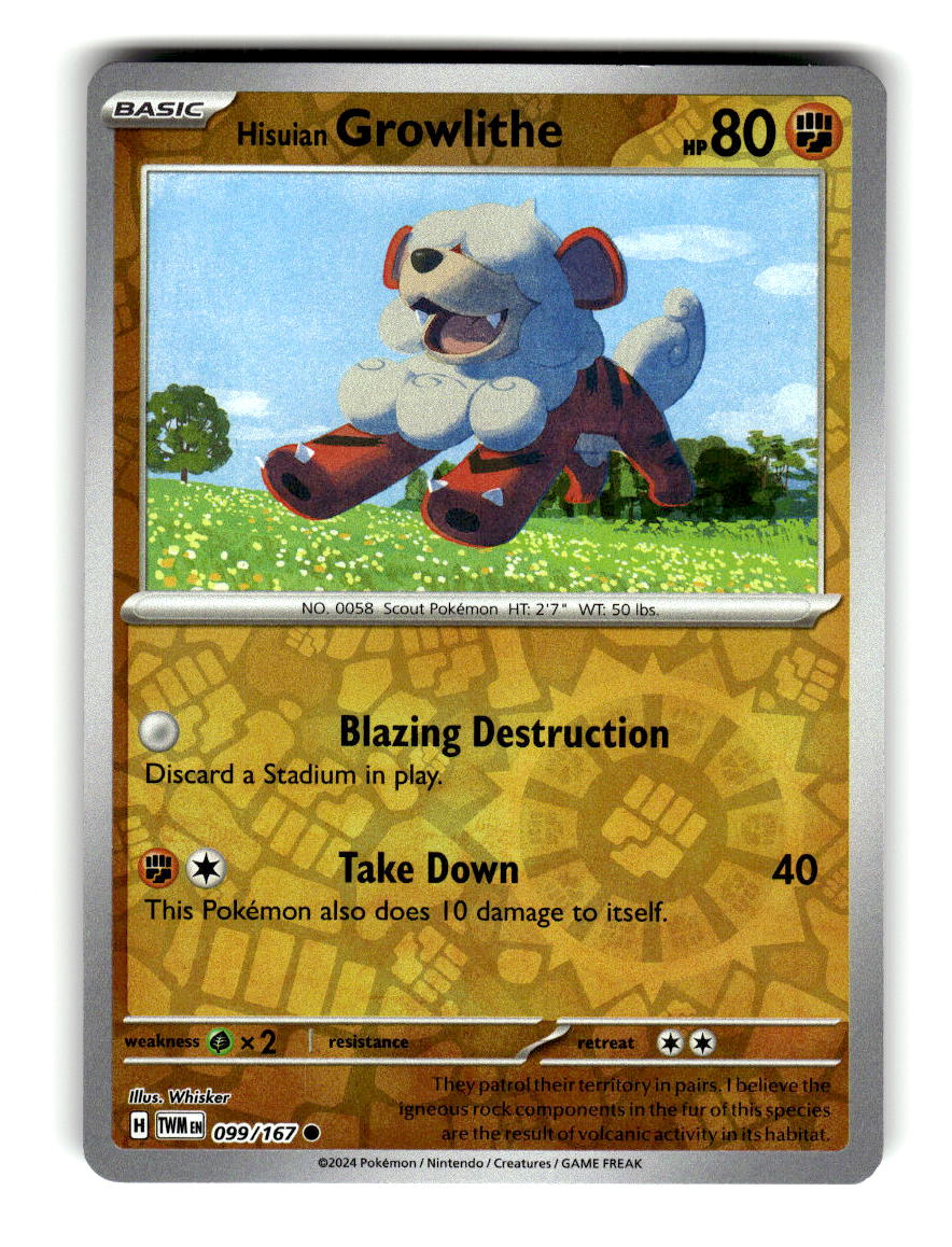 Hisuian Growlithe - 099/167