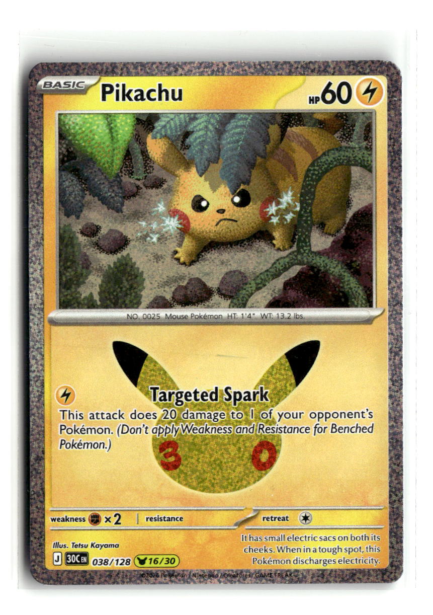 Pikachu - 038/128 | Near Mint / English / Holofoil