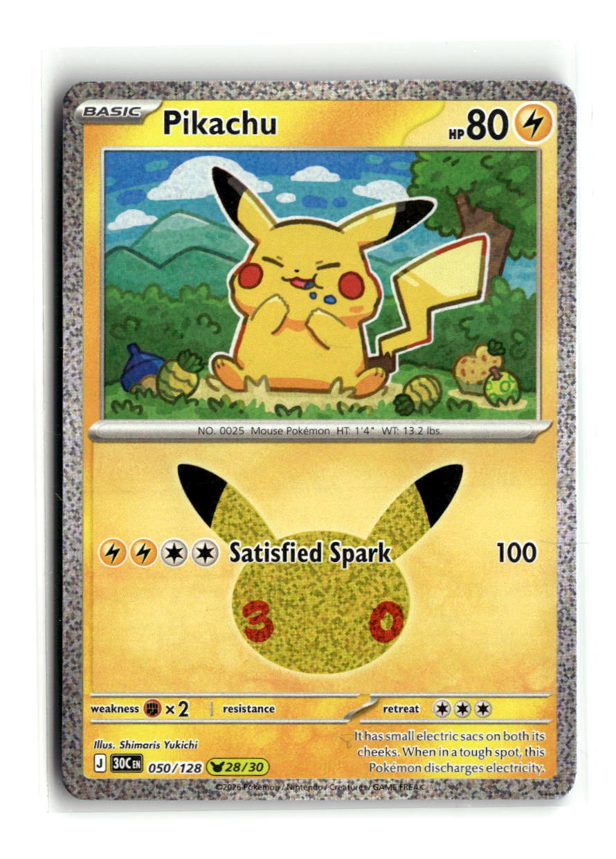 Pikachu - 050/128 | Near Mint / English / Holofoil