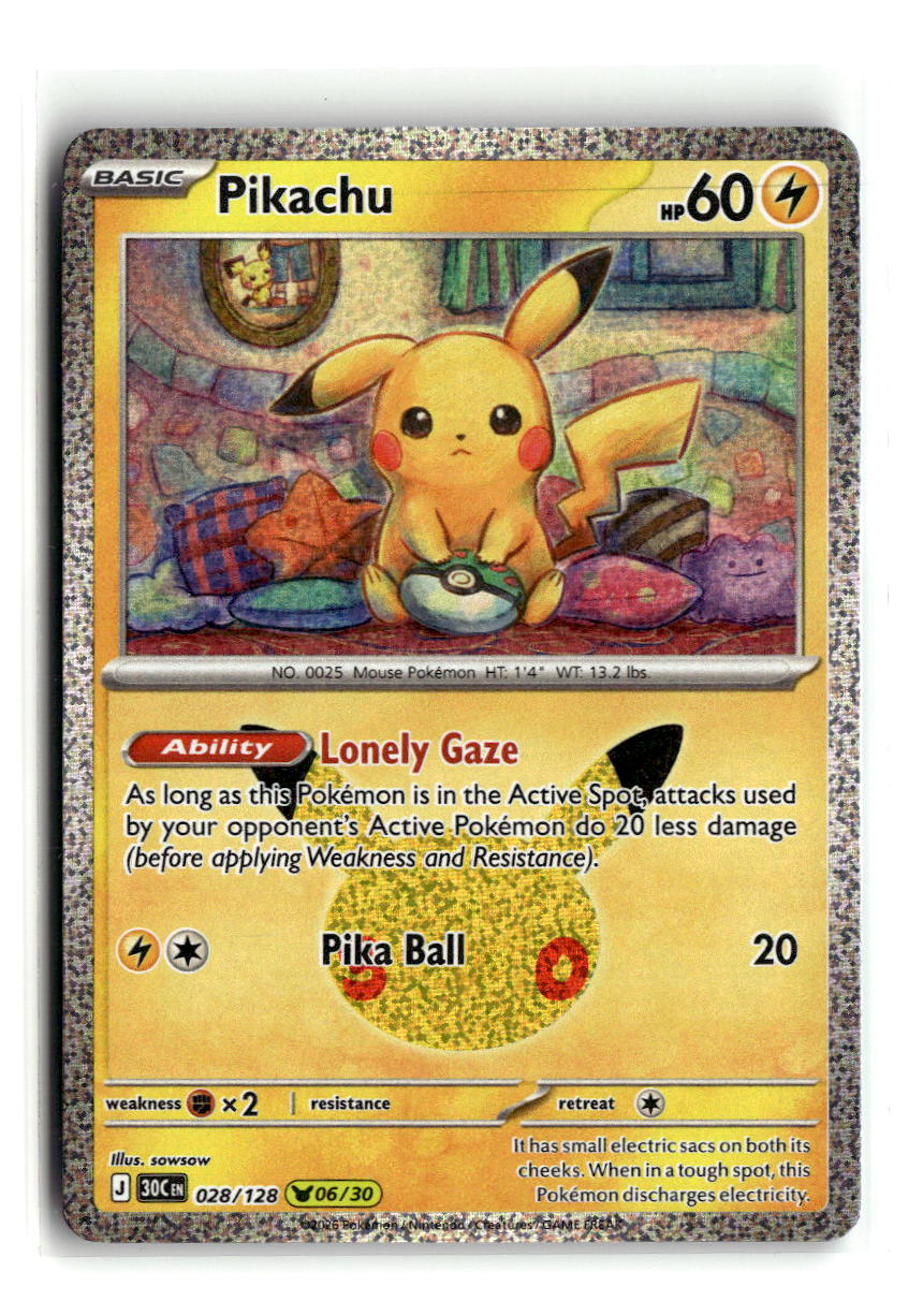 Pikachu - 028/128 | Near Mint / English / Holofoil