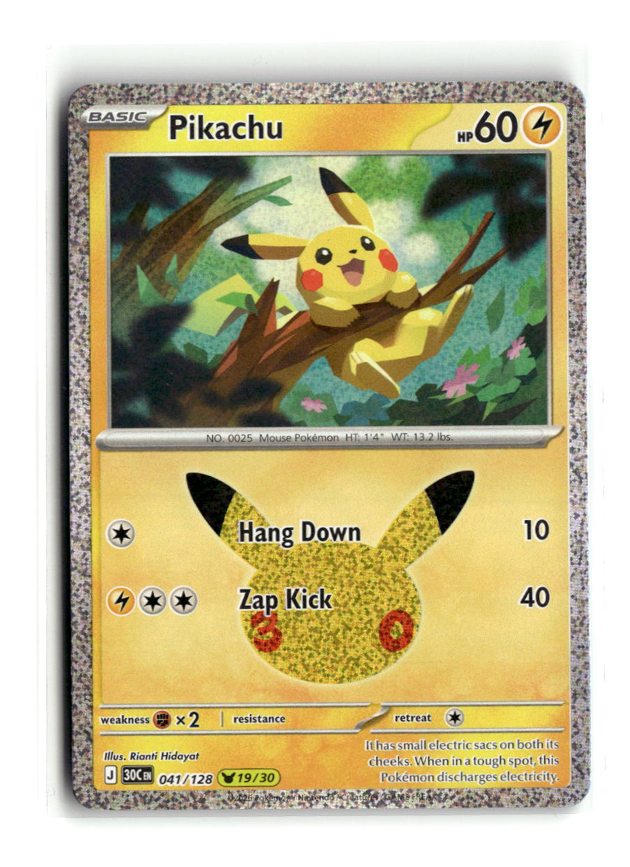 Pikachu - 041/128 | Near Mint / English / Holofoil