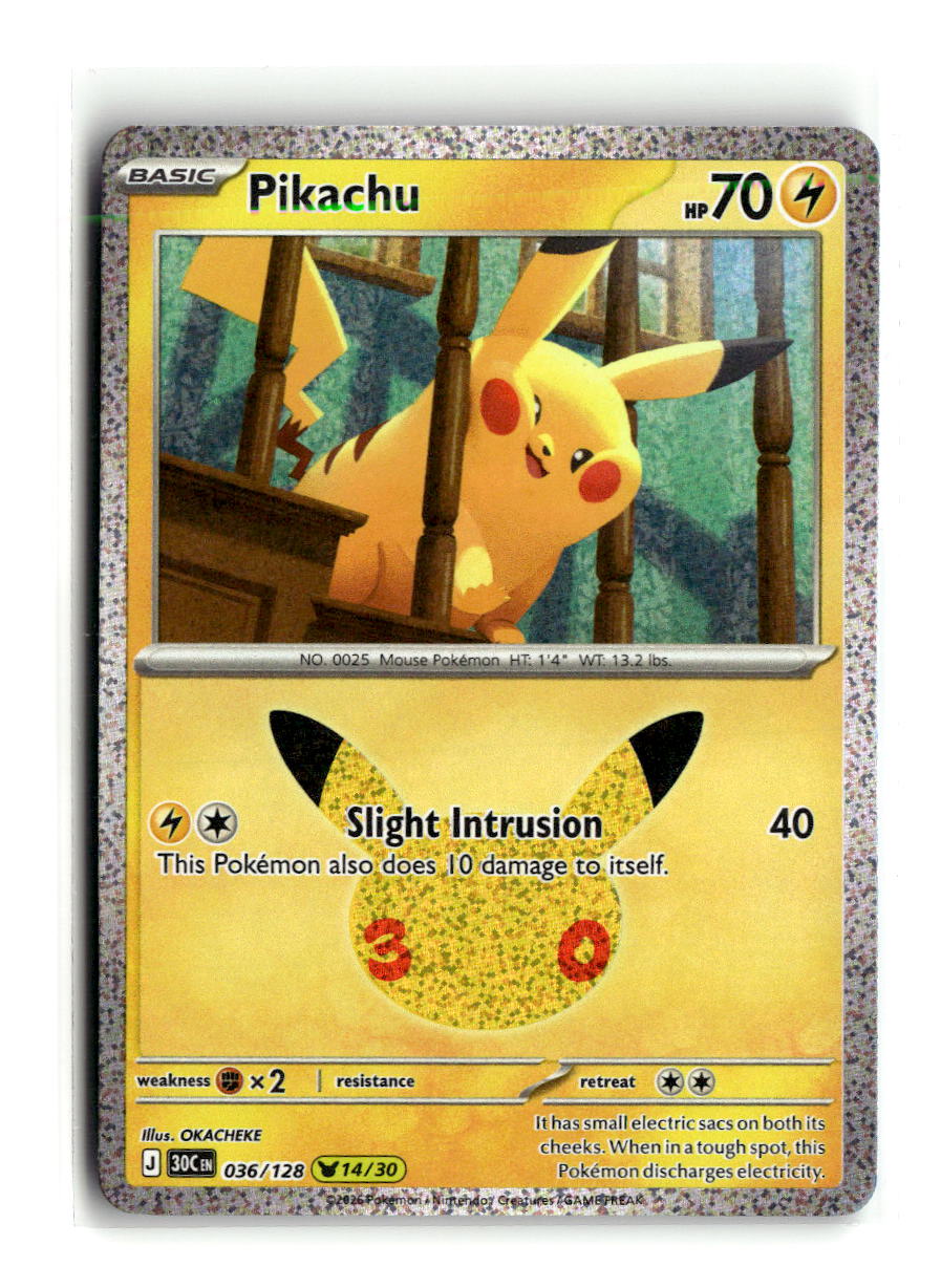 Pikachu - 036/128 | Near Mint / English / Holofoil