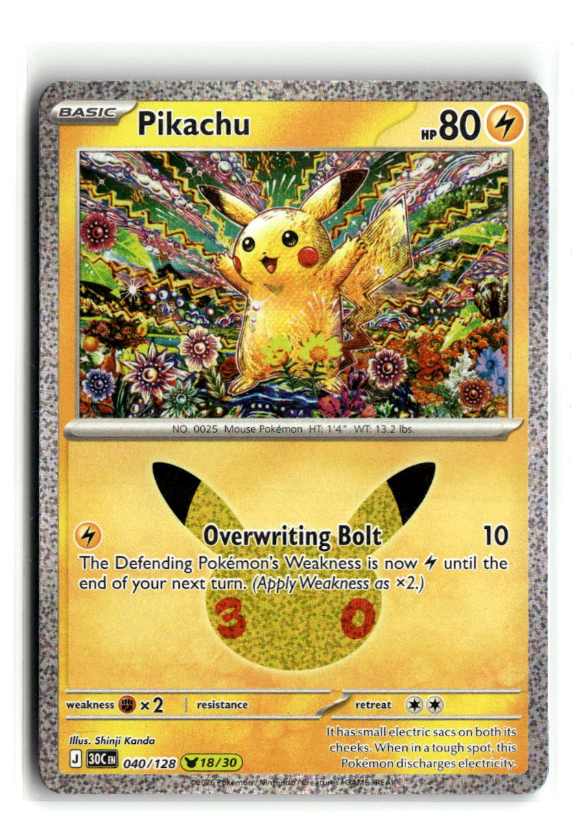 Pikachu - 040/128 | Near Mint / English / Holofoil