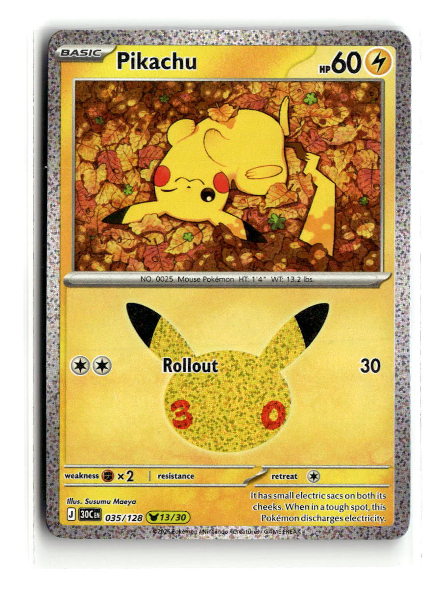 Pikachu - 035/128 | Near Mint / English / Holofoil