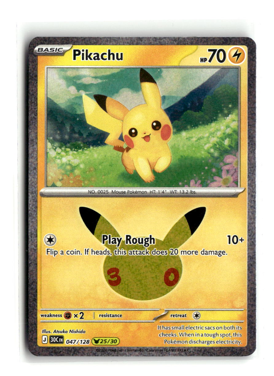 Pikachu - 047/128 | Near Mint / English / Holofoil