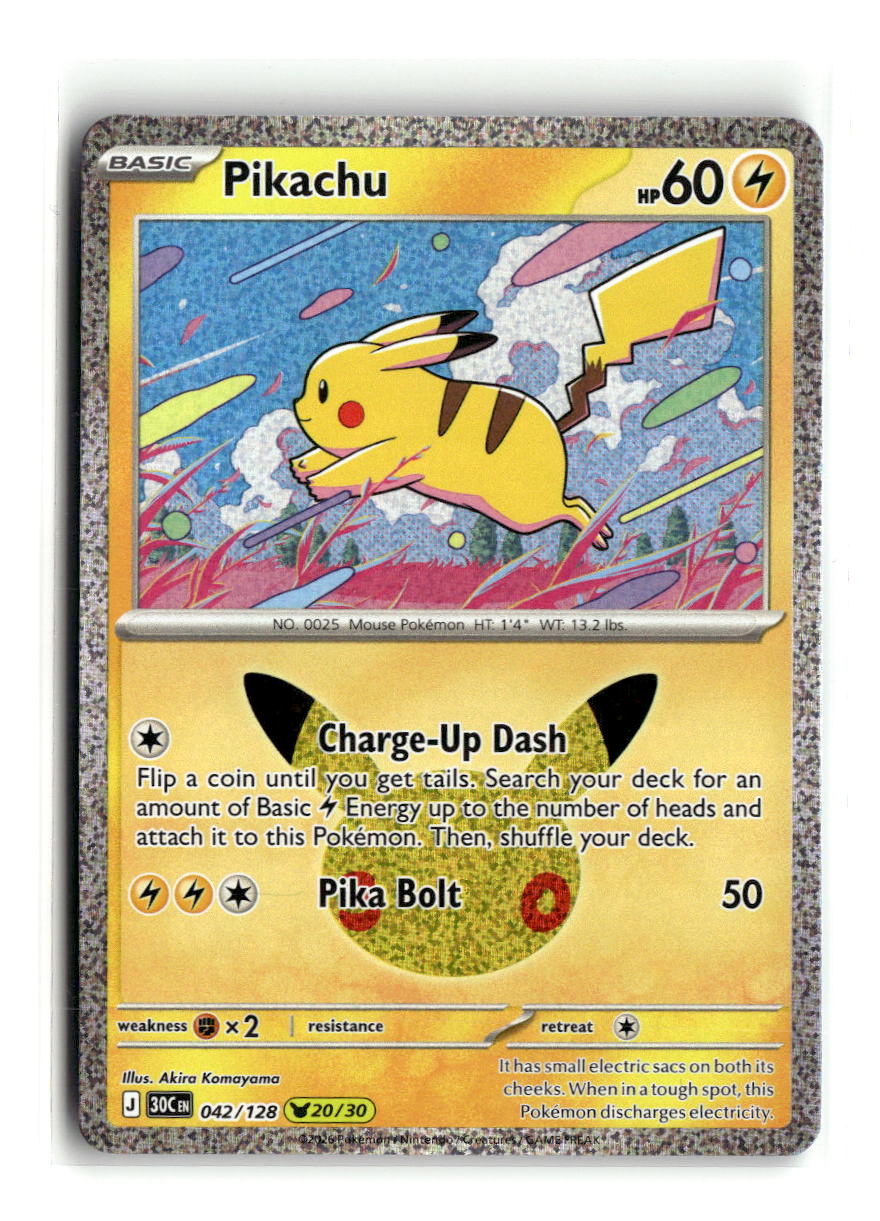 Pikachu - 042/128 | Near Mint / English / Holofoil