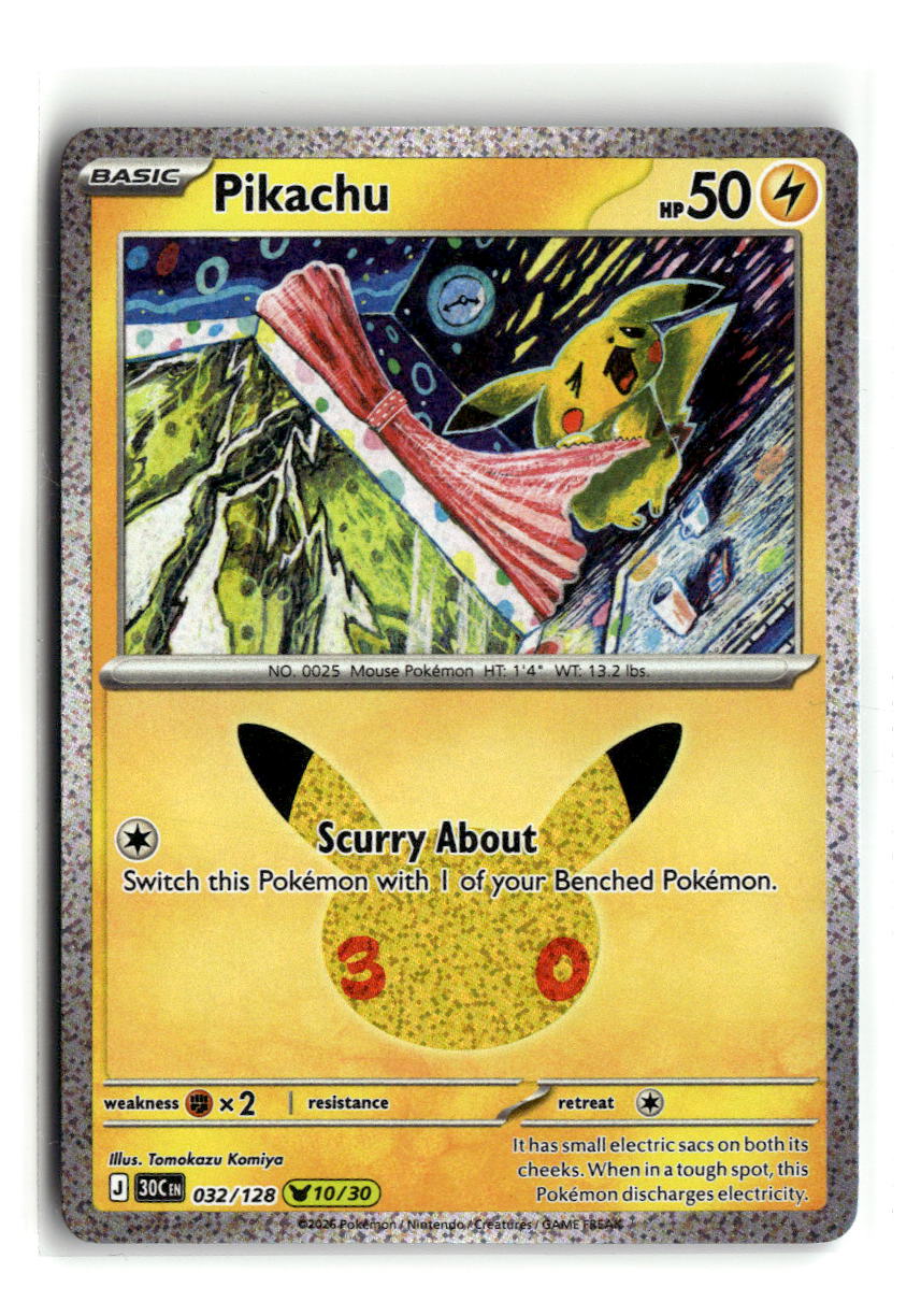 Pikachu - 032/128 | Near Mint / English / Holofoil