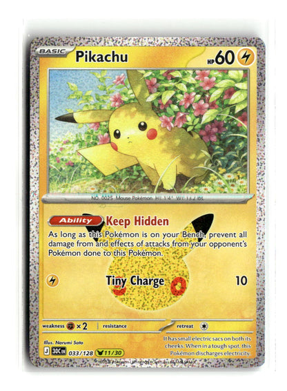 Pikachu - 033/128 | Near Mint / English / Holofoil