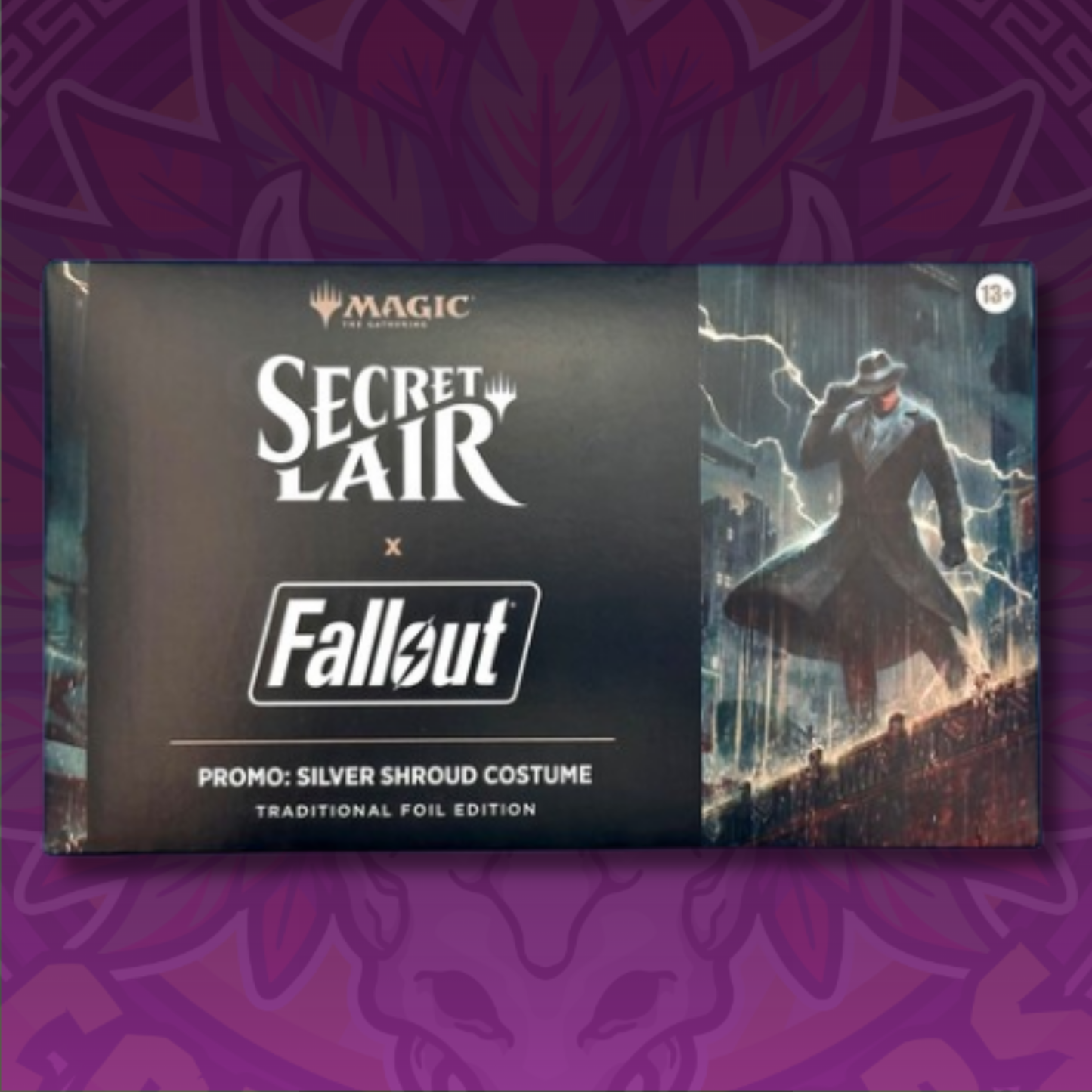 Secret Lair Drop: Secret Lair x Fallout: Promo - Silver Shroud Costume - Traditional Foil Edition (SLD)