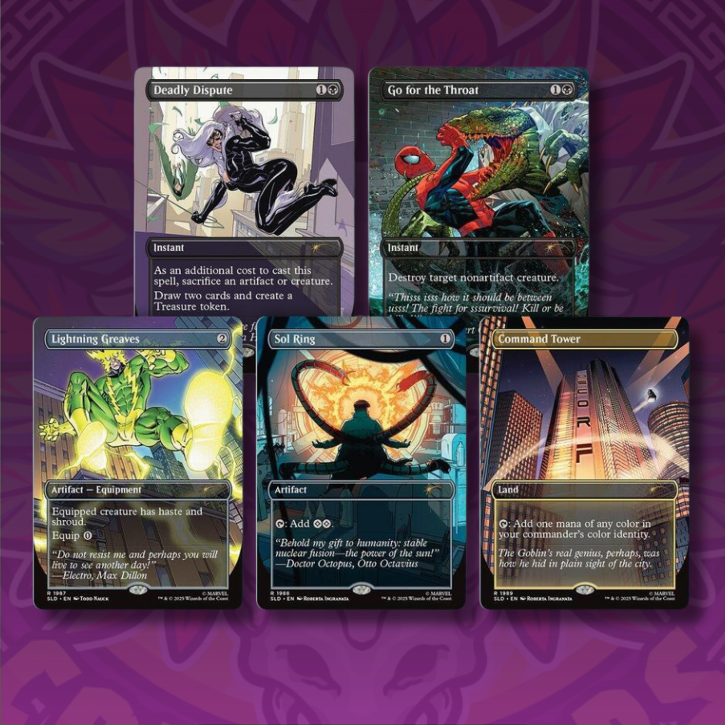 Secret Lair Drop: Secret Lair x Marvel's Spider-Man: Villainous Plots - Non-Foil Edition (SLD)